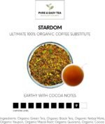 Pure And Easy Tea, Stardom, Natural Energy & Stamina Tea, Organic Coffee Alternative with 180mg Caffeine, 100% Natural Herbal Blend, 30 Biodegradable Tea Bags - Image 4