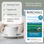 Birchall Tea Bags, Peppermint Tea Gift Set, Caffeine Free Tea Bursting with Full Flavour, Perfect Vegan Gifts, 25 Enveloped Plant-Based Tea Bags - Image 4