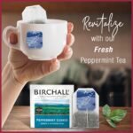 Birchall Tea Bags, Peppermint Tea Gift Set, Caffeine Free Tea Bursting with Full Flavour, Perfect Vegan Gifts, 25 Enveloped Plant-Based Tea Bags - Image 5