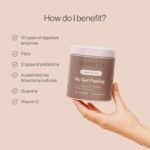 Probiotics for Gut Health - Bacterial Cultures Supplement with Prebiotics, Psyllium, Acacia Fibre, Guarana, Vitamin C - 30 portions, 210 g - My Gut Feeling - Tummy Tox - Image 3