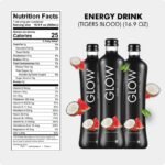 Glow Energy Drink | Vegan | Gluten Free | Non GMO | Tiger's Blood Flavoured Drink (Pack of 3) - Image 3
