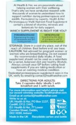 Health & Her Perimenopause Supplements for Women - Wellbeing Support for The Early Stage of Menopause - 4 Month Supply, 240 Capsules - Vegan & Gluten Free - Image 3