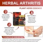 Bee Venom Herbal Turmeric Joint Relief Cream - Bee Venom Cream for Arthritis - Ultra Bee Venom Creams for Muscle Pain Relief - Natural Arthritis Pain Re-LIEF Creams for Back,Neck,Hands,Knee - Image 4