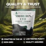 300 Billion CFU Probiotic & Prebiotic Capsules – Ultra-High Strength Synbiotic with 12 Multi-Strain Cultures for Gut Health, Digestive Balance & Immune Support – Vegan, Non-GMO, 120 Capsules - Image 3