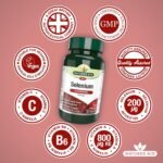 Natures Aid Selenium Tablets 200ug - High Potency Antioxidant Immune Support Supplement - Supports Thyroid Health Metabolism Wellness - Vegan Gluten-Free Non-GMO Natural Supplement - 90 Tablets - Image 5