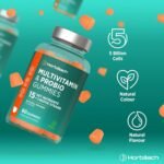 Multivitamin ProBio Gummies for Women and Men | 60 Count | Orange Flavour | 15 Essential Nutrients with 3 Biotic Strains for Daily Support | 5 Billion CFU | Vegan Supplement | by Horbaach - Image 5