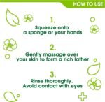 Simple Kind to Skin Nourishing Body Wash Shower Gel with vitamins and natural geranium oil for gentle skin care 450 ml, Pack of 6 - Image 6
