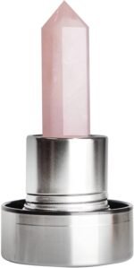 Rose Quartz Crystal Water Bottle Purifying Energy Healing Drinks Bottle 500ml - Image 3