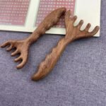 Scalp Massage Comb - Wide Tooth Wooden Manual Comb | Wood Material With Relaxation Design, Scalp And Hair Massage Tool For Face Neck Shoulders Men Women Daily Travel Use - Image 5