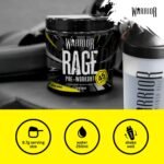 Warrior Rage Pre-Workout Powder, 300 mg Caffeine High Stim Energy Booster with Beta-Alanine, Creatine, BCAAs, Citrulline & AAKG for Focus, Strength & Muscle Pump - Lightin' Lemonade - Image 8