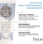 Arnica 35-35% Organic Arnica Gel Cream, with Peppermint and Eucalyptus, Strong Action, for Massaging The Skin of Muscles and Joints, Made in Italy, 75 ml - Image 4