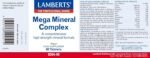 Lamberts Mega Mineral Complex – High Potency Multi-Mineral Formula – 90 Vegan Tablets - Image 3