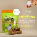 Elkwood Rattlesnaps Dog Dental Chews & Treats (4-Pack) | Peanut & Pumpkin with Chicken – Antioxidant-Rich, Grain-Free Chews, Promotes Healthy Teeth, Gums & Digestion - Image 3