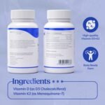 Vitamin D3 4000 IU + K2 MK-7 200 µg – High Strength Bone, Muscle & Immune Support – 90 Tablets – Made in UK - Image 6