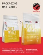PhD Nutrition Diet Whey Lean Protein Powder | Vanilla Crème Whey Protein Powder 1 kg Bag - Image 3