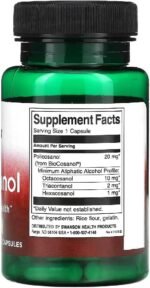 Swanson - Policosanol 20mg | Plant-Based Support for Cholesterol & Cardiovascular Health | 60 Capsules - Image 3