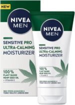 NIVEA MEN Sensitive Pro Ultra Calming Moisturising Cream (75ml), Face Care Moisturiser Enriched with Hemp Seed Oil and Vitamin E for Stress-Minimising Skin Care - Image 7