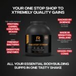 Reflex Nutrition One Stop® Xtreme - Serious Mass Gainer - All in One Protein Powder - 55g Protein, 10.3g BCAAs, 5,000mg Creatine - Muscle Building Protein Shake (Chocolate Perfection, 4.35kg) - Image 3