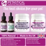 Dog Probiotics for Gut Health, Cats Pro Biotics, Prebiotic with Chicory Inulin and Psyllium Husk Powder for Canine Feline Powder with Natural Fibre Digestion Enzymes, 100g - Image 6