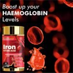 Vitaminnica Iron+Folic Acid- Boosts Energy, Haemoglobin and Immunity - 60 Capsules - Image 4