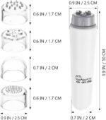 Healifty 4 in 1 Mini Electric Facial Massager Acupressure Massage Device for Pain Relief(White) - Image 4