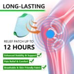 Knee Patches, 40Pcs, Natural Herbal Extract Sticker Pain Relief Patch, Shoulder, Back, Neck, Muscle Pain, Adhesive Heat Patches for Knee Support. - Image 3