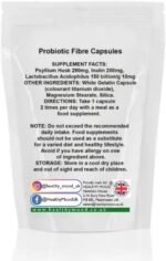 Probiotics Fibre 250 Capsules – Advanced Digestive Health & Immune Support Formula with Prebiotic Fiber – 10 Billion CFU, Non-GMO, Vegan & Vegetarian Friendly - Image 4