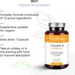 Vitamin B Complex + Vitamin C - High Dosage - 8 Vitamins B C Inositol Choline PABA - Complete Vitamin B Complex B1 B2 B3 B5 B6 Biotin (B7) Folic Acid (B9) B12-90 Capsules Nutralie - Image 4