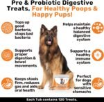 NutriPaw Pre & Probiotic Treats For Dogs - Gut & Digestive Health, Sensitive Tums, Anal Glands & Bum Scooting, Loose Stools, Waxy, Smelly & Itchy Ears, Digestive Enzymes - Twin Value Pack - Image 4
