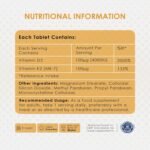 Ambrosial Vitamin D3 & K2 Tablets 4000IU Vitamin D3 + 100µg Vitamin K2 MK-7 for Healthy Bones, Muscles, and to Support The Immune System - 120 Tablets - Image 5
