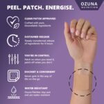 Energy Support Patches | with B-Complex Vitamins B1, B2, B3, B5, B6, B7, B9 & B12 | Vegan, Waterproof | Daytime Energy & Vitality Patch, Pill-Free, Caffeine-Free Supplement | 30 Patches - Image 3