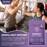 Energy Support Patches | with B-Complex Vitamins B1, B2, B3, B5, B6, B7, B9 & B12 | Vegan, Waterproof | Daytime Energy & Vitality Patch, Pill-Free, Caffeine-Free Supplement | 30 Patches - Image 4