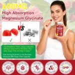 Magnesium Glycinate Gummies 120 Count, 600mg Magnesium Glycinate Gummies for Women,Men and Kids, Support Sleep,Muscle and Relaxation, High Absorption,Sugar Free, Gluten-Free, Non-GMO - Image 6