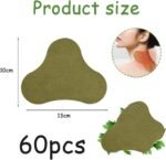 60PCS Neck Pain Relief Patch,Herbal Knee Patch,Invisible Design for Office,Sleep,Natural Pain Relief for Neck,Shoulder - Image 3