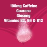 Pro Plus Fizz - 20 Effervescent Berry Flavour Tablets - Caffeine, Guarana, Ginseng and Vitamins B12, B2 & B6 - Image 3