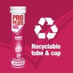 Pro Plus Fizz - 20 Effervescent Berry Flavour Tablets - Caffeine, Guarana, Ginseng and Vitamins B12, B2 & B6 - Image 4