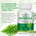 Moringa Leaf Capsules 800mg, Moringa Powder Capsules Supplement Supports Energy, Joint & Immunity & Gut Health, Overall Vitality, Pure Vegan Extract Non-GMO (60pcs) - Image 5