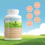 Psyllium Husks Capsules Fibre Supplement 1400mg - 180 Vegan Tablets High in Soluble Fibre - TheHealthyTree Company Pure Psyllium Husk Powder Capsules - Image 7