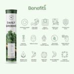 Wellbeing Nutrition Daily Greens | Wholefood Multivitamins with Vitamin C, Zinc, B6 for Immunity & Detox with Organic Certified Plant Superfoods & Antioxidants (15 Effervescent Tablets) - Image 5