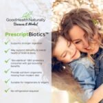 PrescriptBiotics Probiotics Supplement for Digestive Health - Colon Cleanse, Digestion, Gas, Bloating and Cramping Relief - Gut and Overall Health - 90 Veggie Capsules 500mg - Good Health Naturally - Image 5
