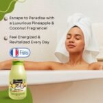 Cottage Pineapple and Coconut Creamy Shower Milk Body Wash with Natural Ingredients, Vitamin E & C for Softer, Smoother & Moisturising Skin | pH Neutral Body Cleanser Shower gel for Women, 250ml - Image 6