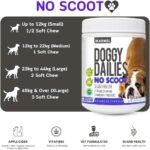 Doggy Dailies | Advanced Anal Gland Support Chews for Dogs | No Scoot Pet Supplements | Fibre Supplement With Pumpkin Powder for Dogs | Dog Digestion Tablets Formulated by Vets | 120 - Image 4