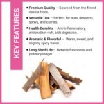 JALPUR MILLERS Premium Cassia Bark Cinnamon Sticks 100g – Aromatic and Flavorful Spice for Cooking, Baking, Tea & Traditional Remedies – Whole Cinnamon, Rich in Antioxidants, Fresh & Premium - Image 3