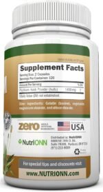PSYLLIUM Husk Capsules - 1450mg Per Serving - 240 Capsules - Premium Psyllium Fiber Supplement - Great for Digestion and Regularity - 100% Natural Soluble Fiber - Image 3