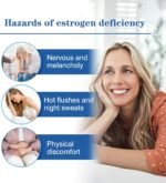 Estro-gen Cream for Hormone Balance, Natural Bioidentical Estro-gen Cream for Women Menopause Rel/ief, for Internal and External Balance Metabolism, Gift for a Middle-Aged Friend,100ml-Blue Box - Image 5