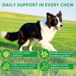 Probiotics for Dogs, Dog Digestive Health,30 Chews Probiotic Chews with Prebiotics & Probiotics, Duck Flavor, Suitable for All Dogs (30 chews) - Image 9