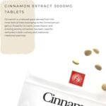 Fitness Health Cinnamon Extracts Tablets 3000MG - Cinnamon Bark Extracts - Pure Healthy Digestion Supplement - Rich Source of Calcium - Support Metabolism - High Strength Vegan Tablets (120) - Image 3