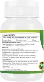 Arjuna Capsules | 60 Count | 500mg Each | Made with Pure Arjuna Herb Extract | Vegetarian HPMC Capsules | Herbal Supplement for Balanced Daily Wellness - Image 3