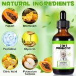 Probiotics for Cats, 3-in-1 Probiotics for Cats with Digestive Enzymes & Prebiotics,Support Gut Health, Immune Health, for All Breed Ages 60 ml - Image 4