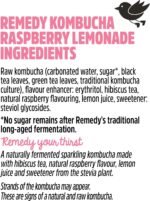 Remedy Kombucha Tea - Raspberry Lemonade - Sparkling Live Cultured, Naturally Sugar Free Soft Drink - Probiotic for Gut Health - 1 x 1L Bottle - Image 6